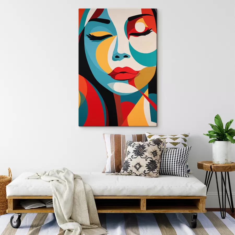  Schilderijen Abstract portret s48948