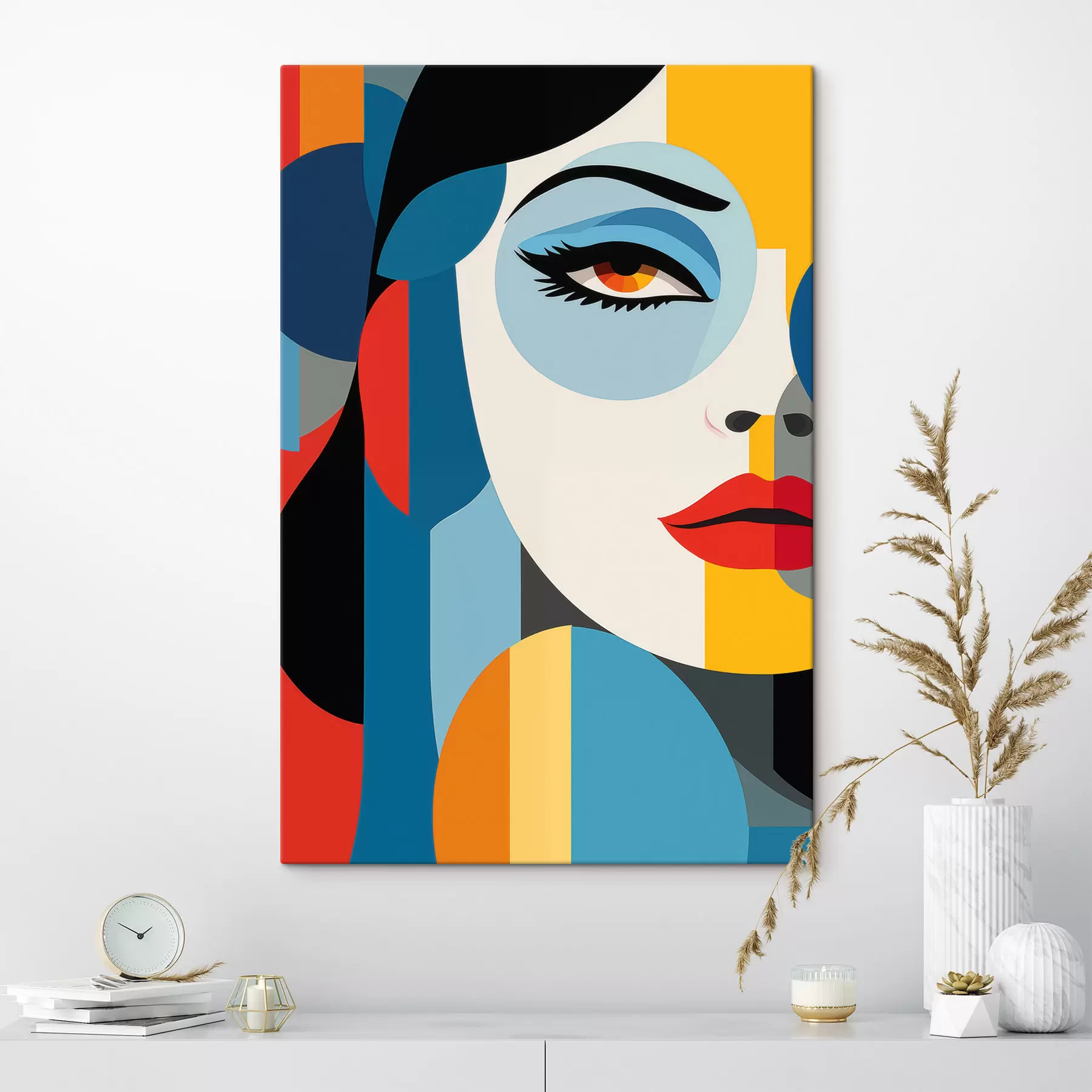  Schilderijen Abstract portret s48949