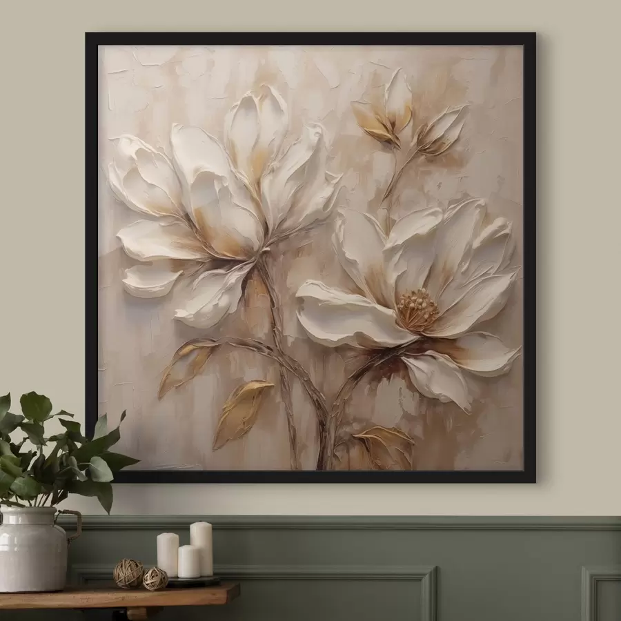 Fotobehang Vintage bloemen f48931