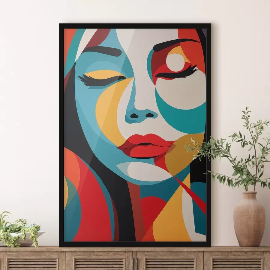 Fotobehang Abstract portret f48948