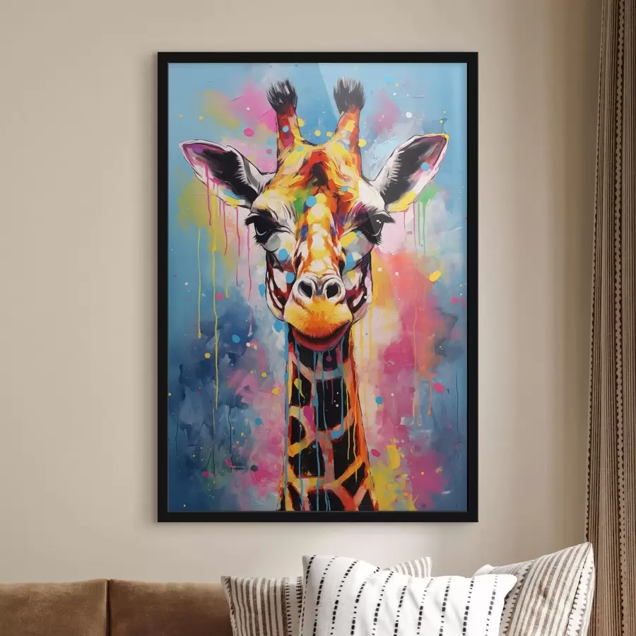 Fotobehang Giraffe f48956