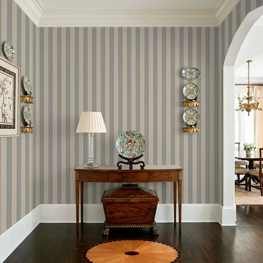 Fotobehang Grijze en beige verticale strepen a01181