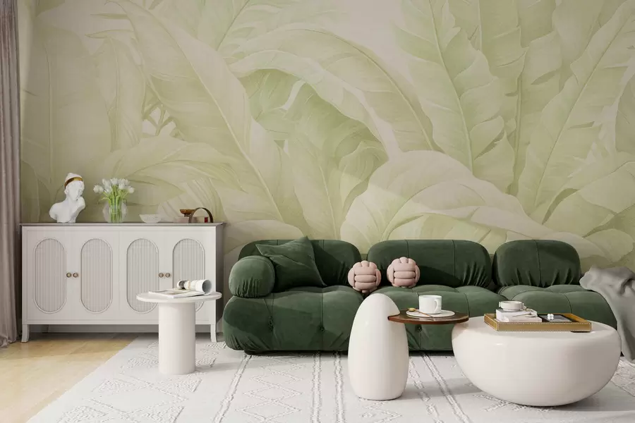 Fotobehang Uitstekende tropische bladeren w05518v1