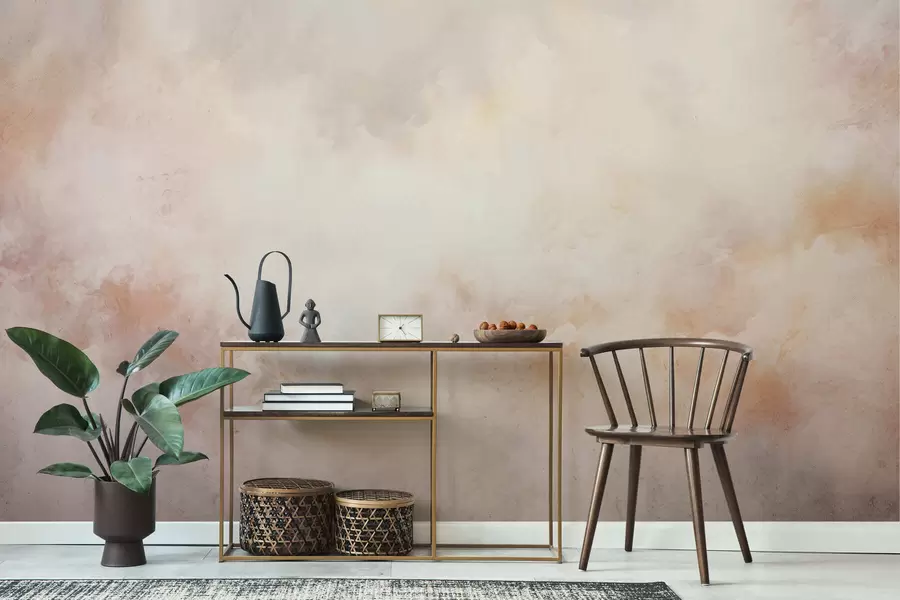 Fotobehang Imitatie van een oude muur w05527