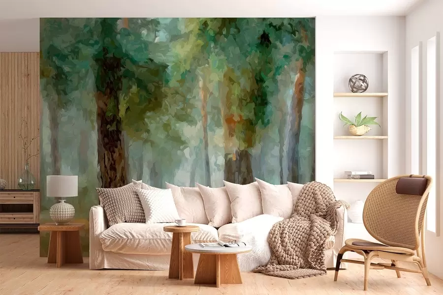 Fotobehang Loofbos w05508