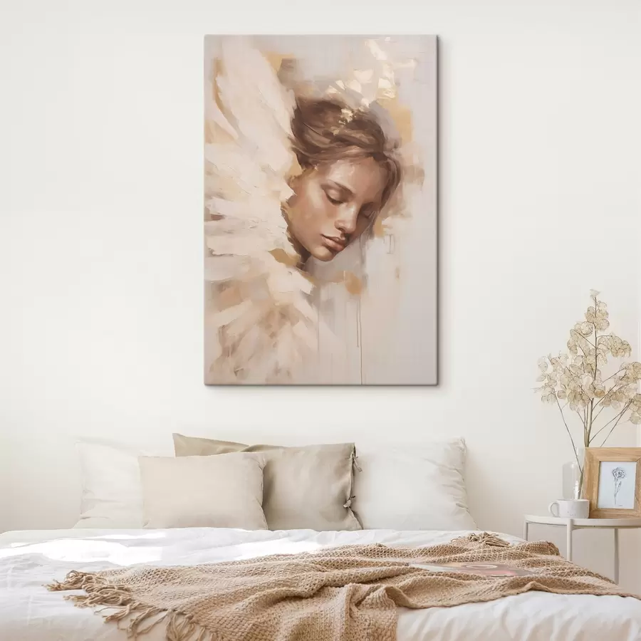  Schilderijen Meisje met een engelenvleugel s48980