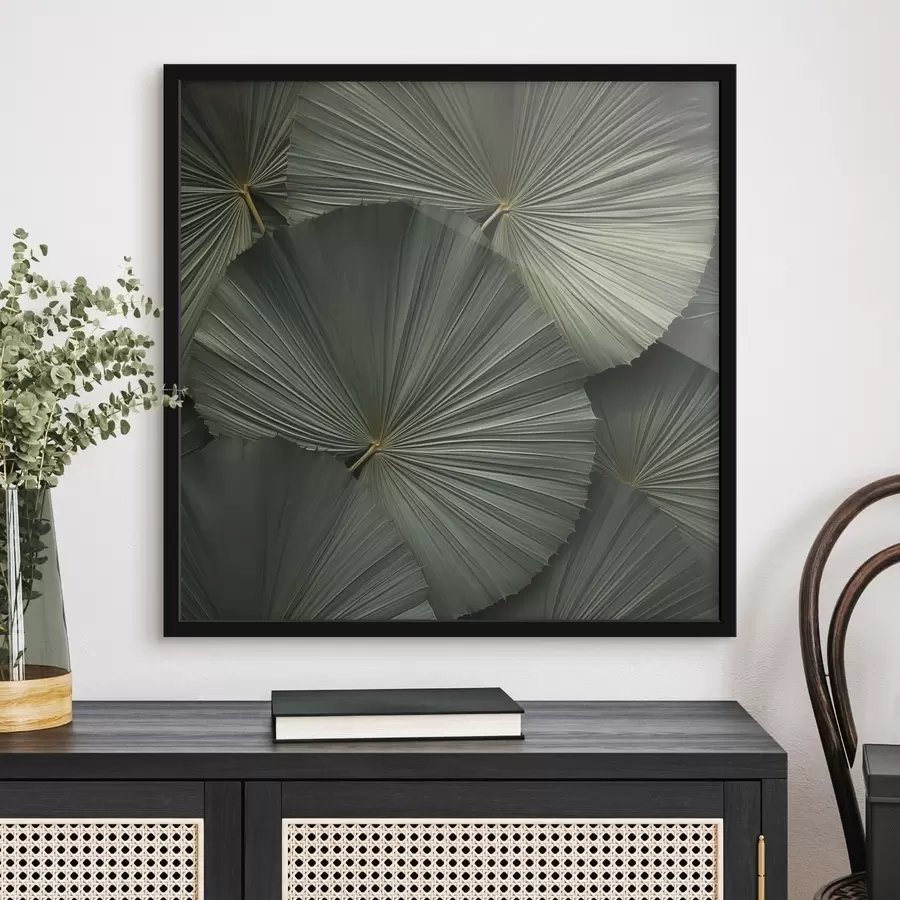 Fotobehang Waaier palmbladeren f48977