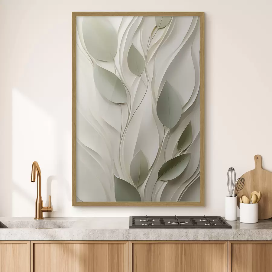 Fotobehang Abstracte plantencompositie f48985