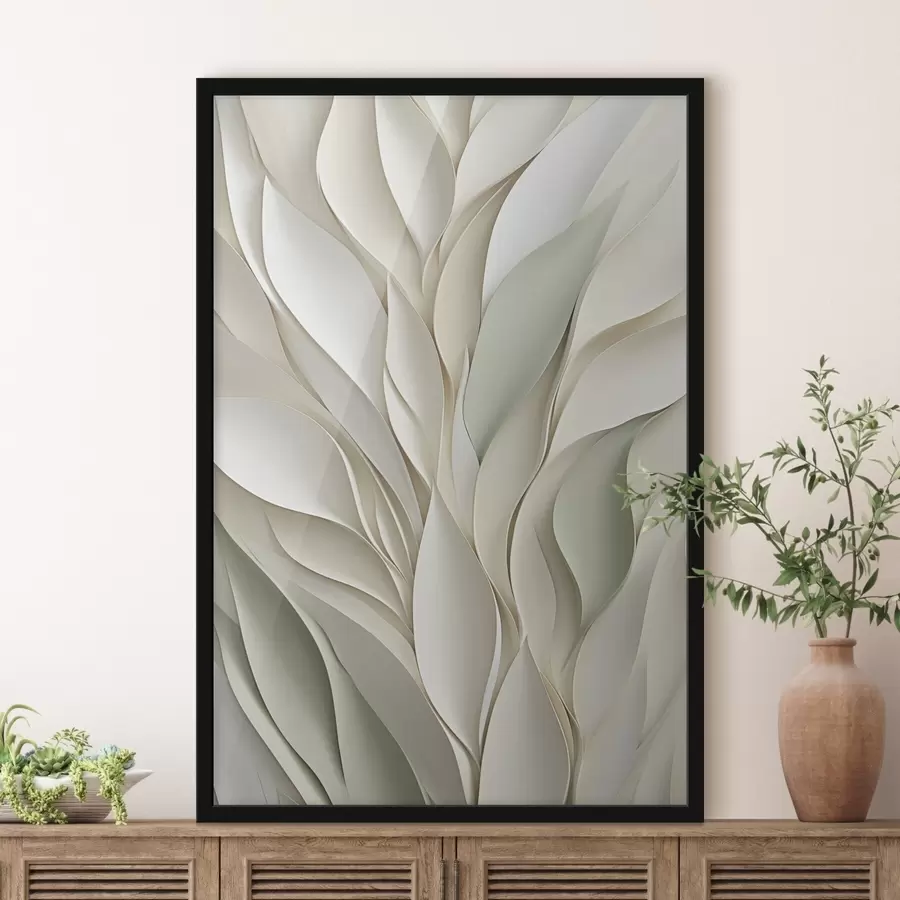 Fotobehang Abstracte plantencompositie f48986