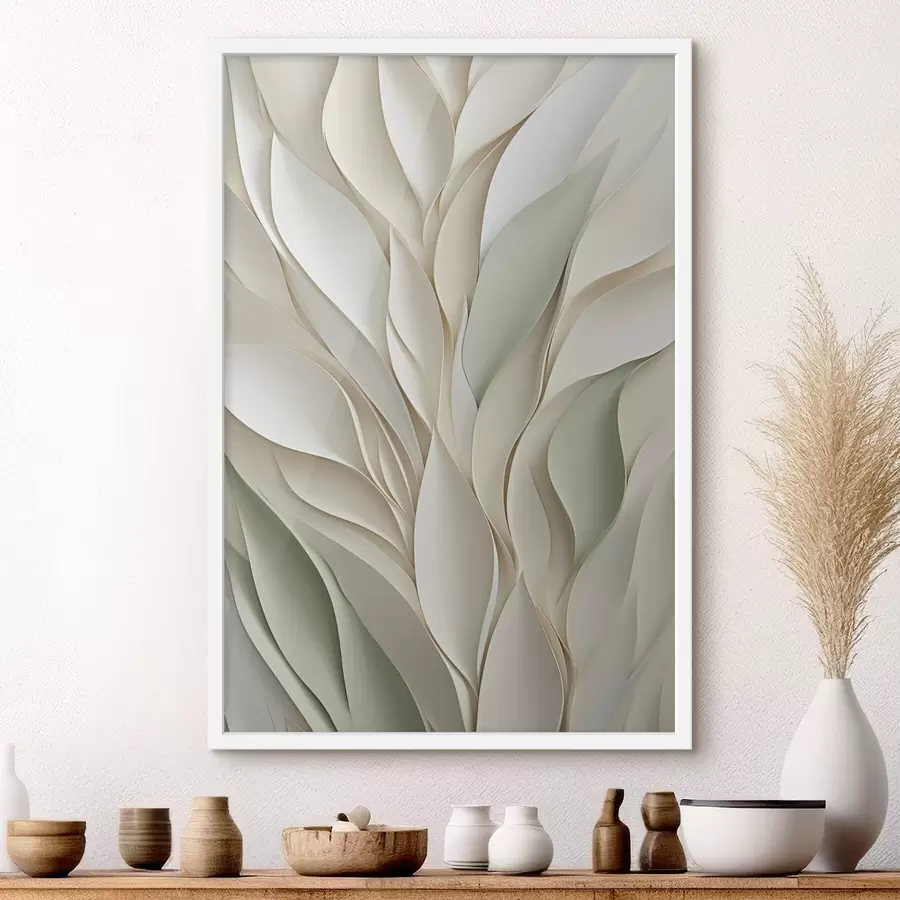 Fotobehang Abstracte plantencompositie f48986