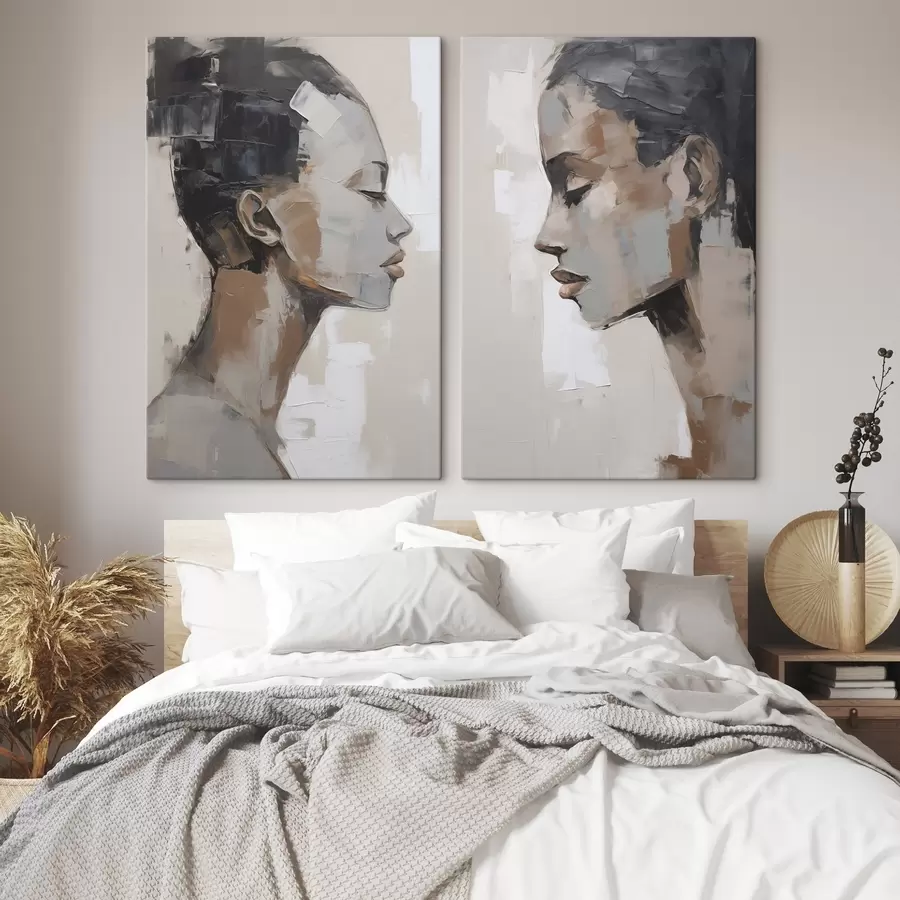  Schilderijen Portret van een vrouw, naar een schilderij m30407