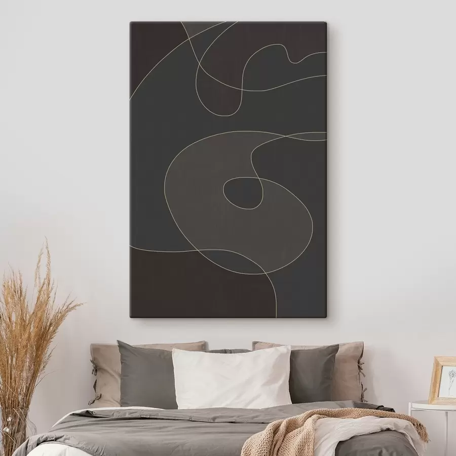  Schilderijen textuurexpressie in donkere tinten s48998