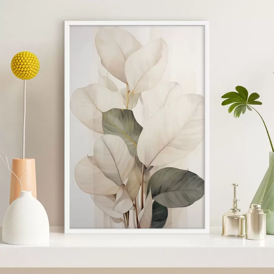 Fotobehang Sierbladeren f49026