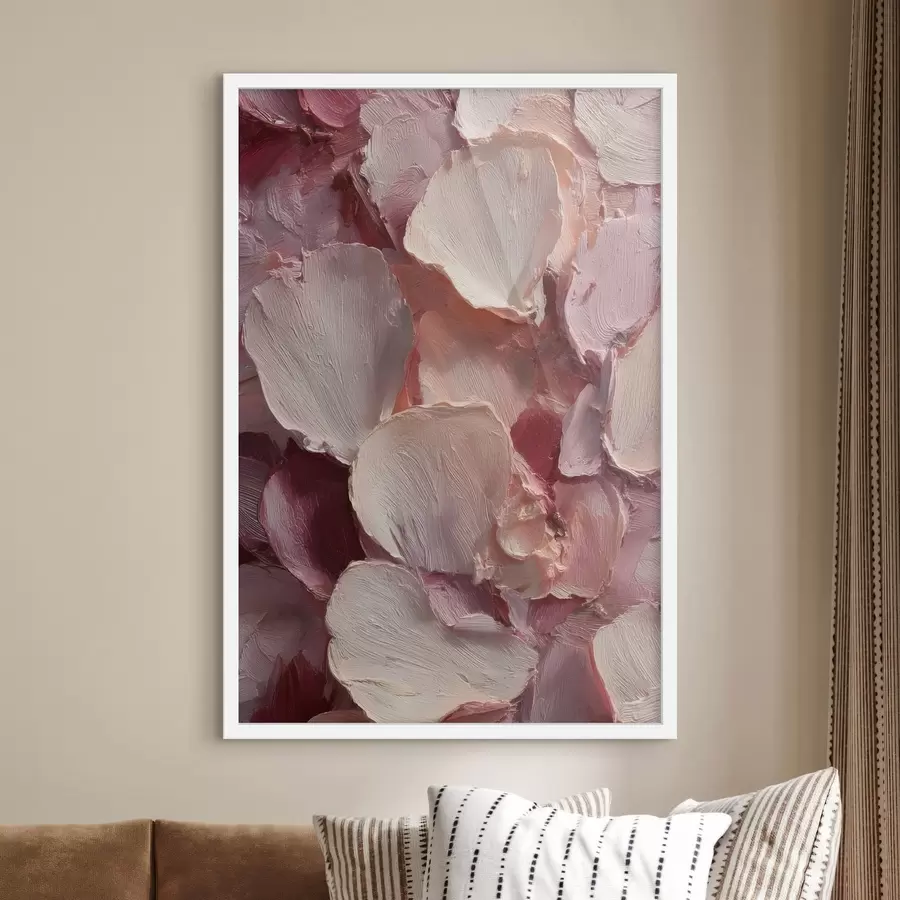 Fotobehang Textuur van bloemblaadjes f49031