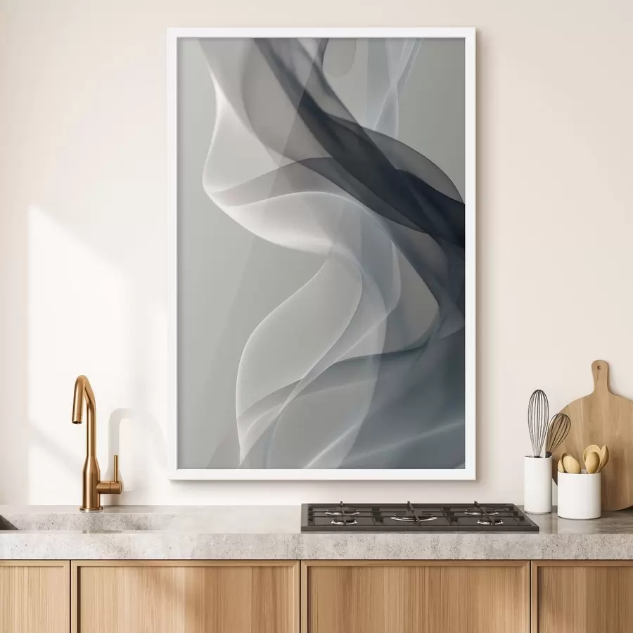 Fotobehang Lichte rook, abstract f49036
