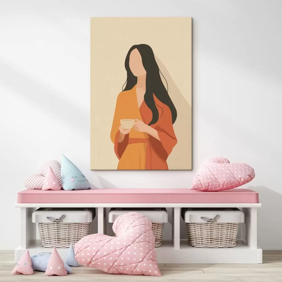  Schilderijen Minimalistisch vrouwportret s49020