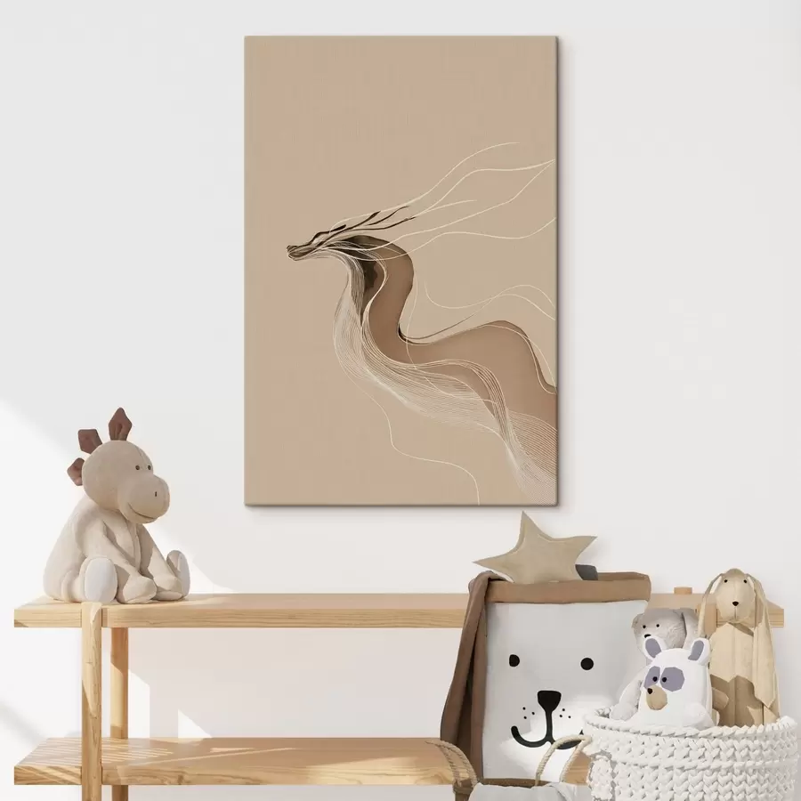  Schilderijen Abstracte draak s49021