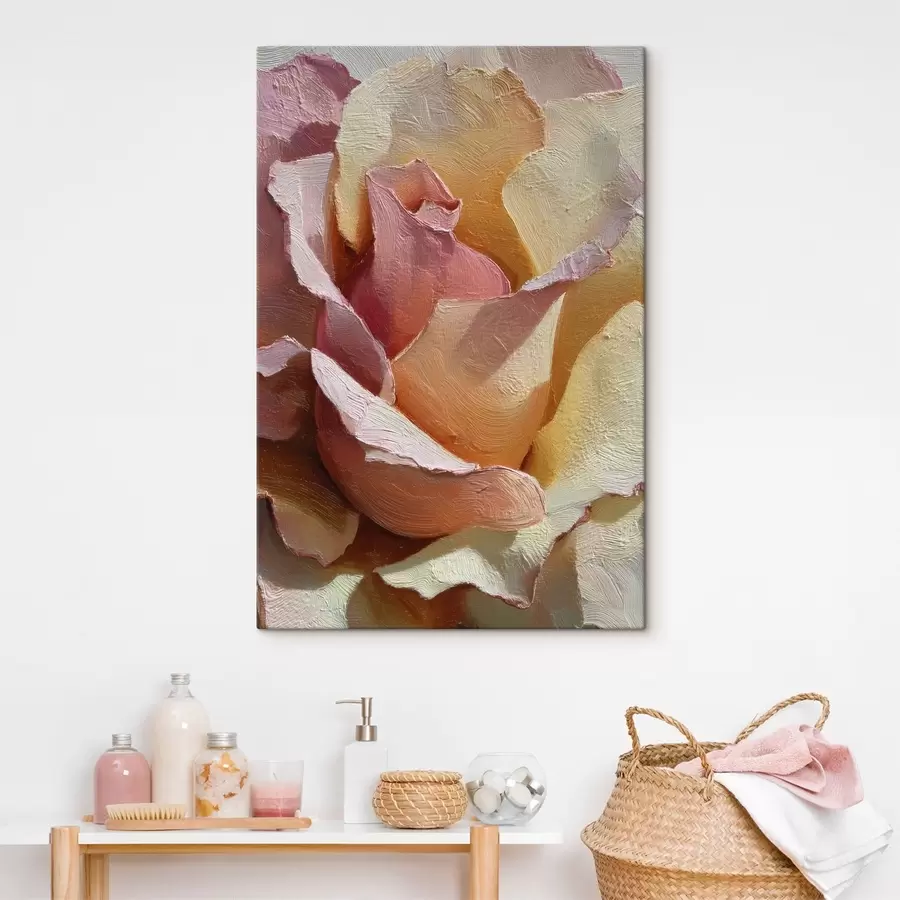  Schilderijen Geschilderde bloemtextuur s49032