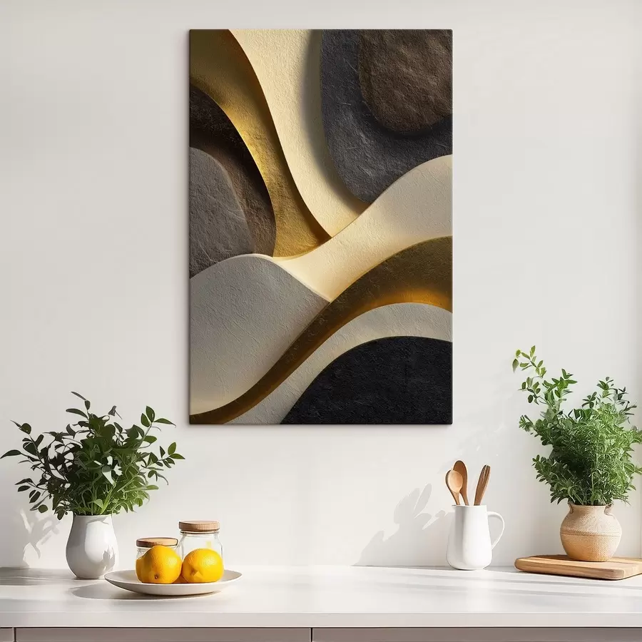  Schilderijen Vloeiende vormen s49034