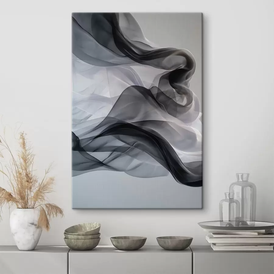  Schilderijen Rookachtig abstract s49035