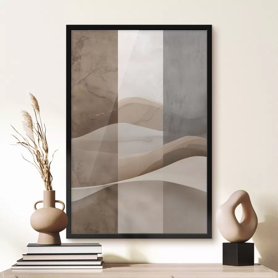 Fotobehang Abstracte zandlagen f49040