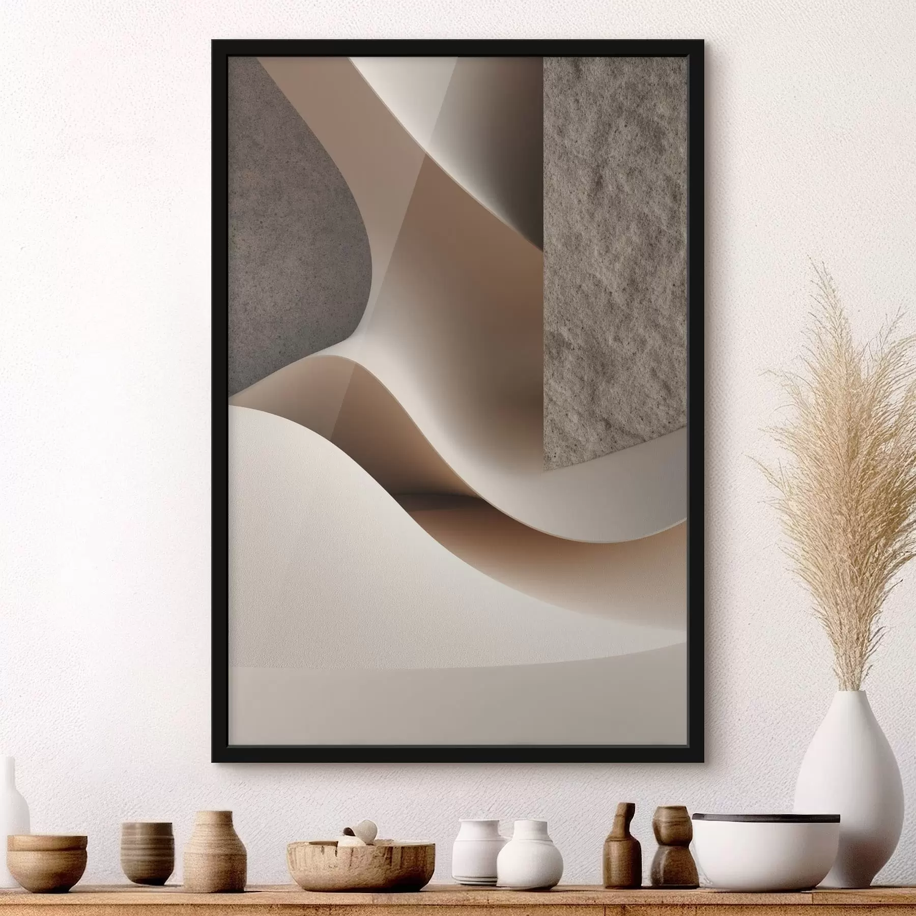 Fotobehang Zandstroom met structuur f49044