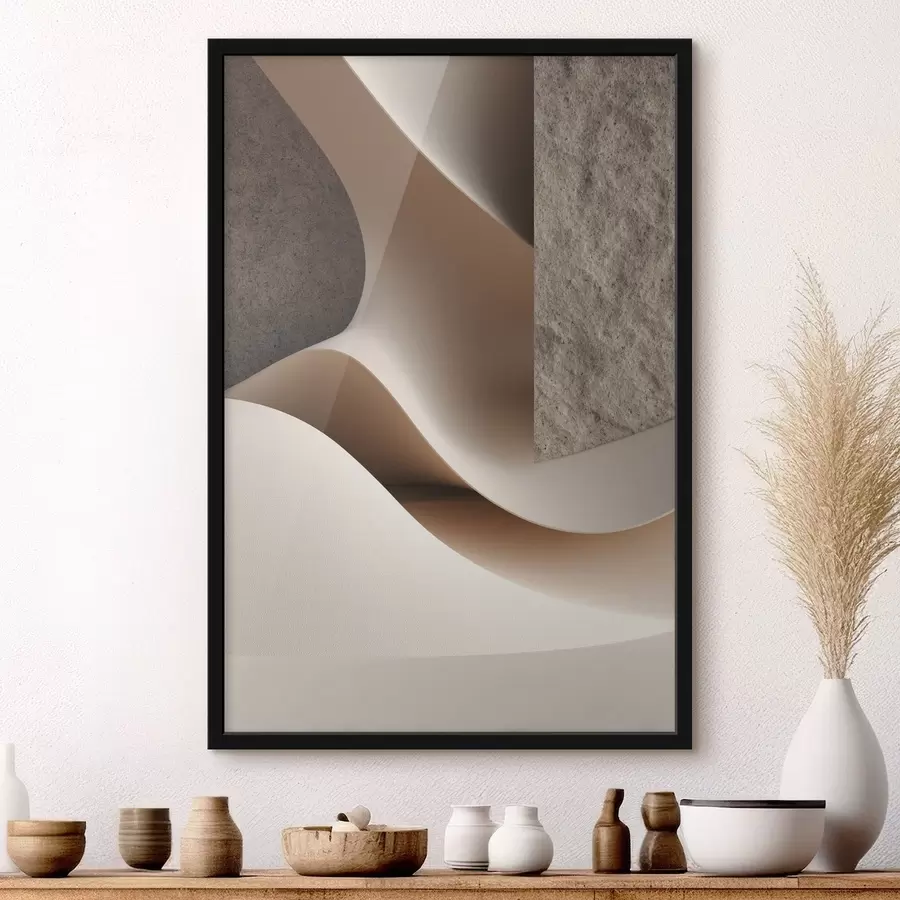 Fotobehang Zandstroom met structuur f49044