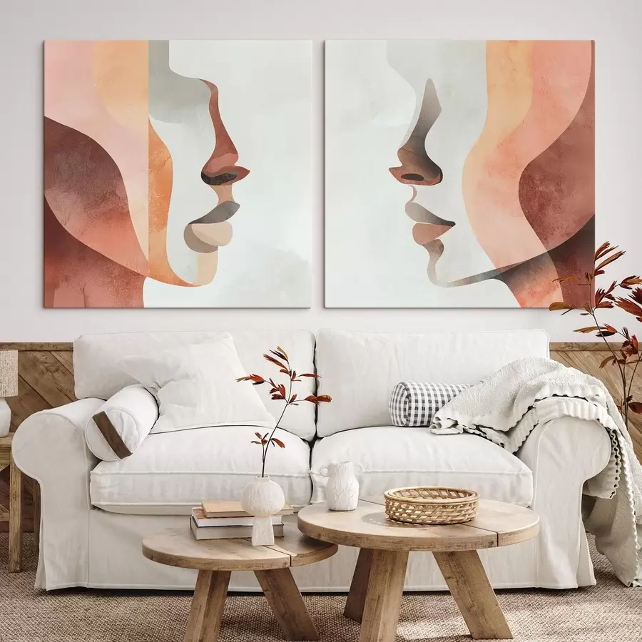  Schilderijen Abstracte portretten m30394