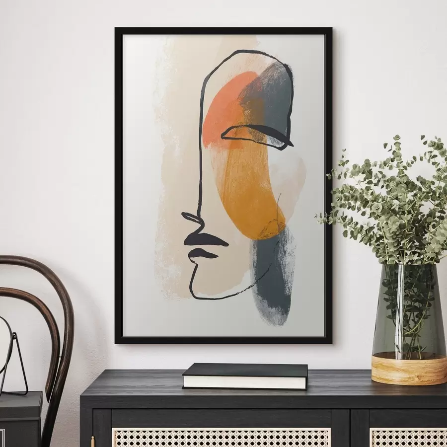 Fotobehang Abstract portret f48970