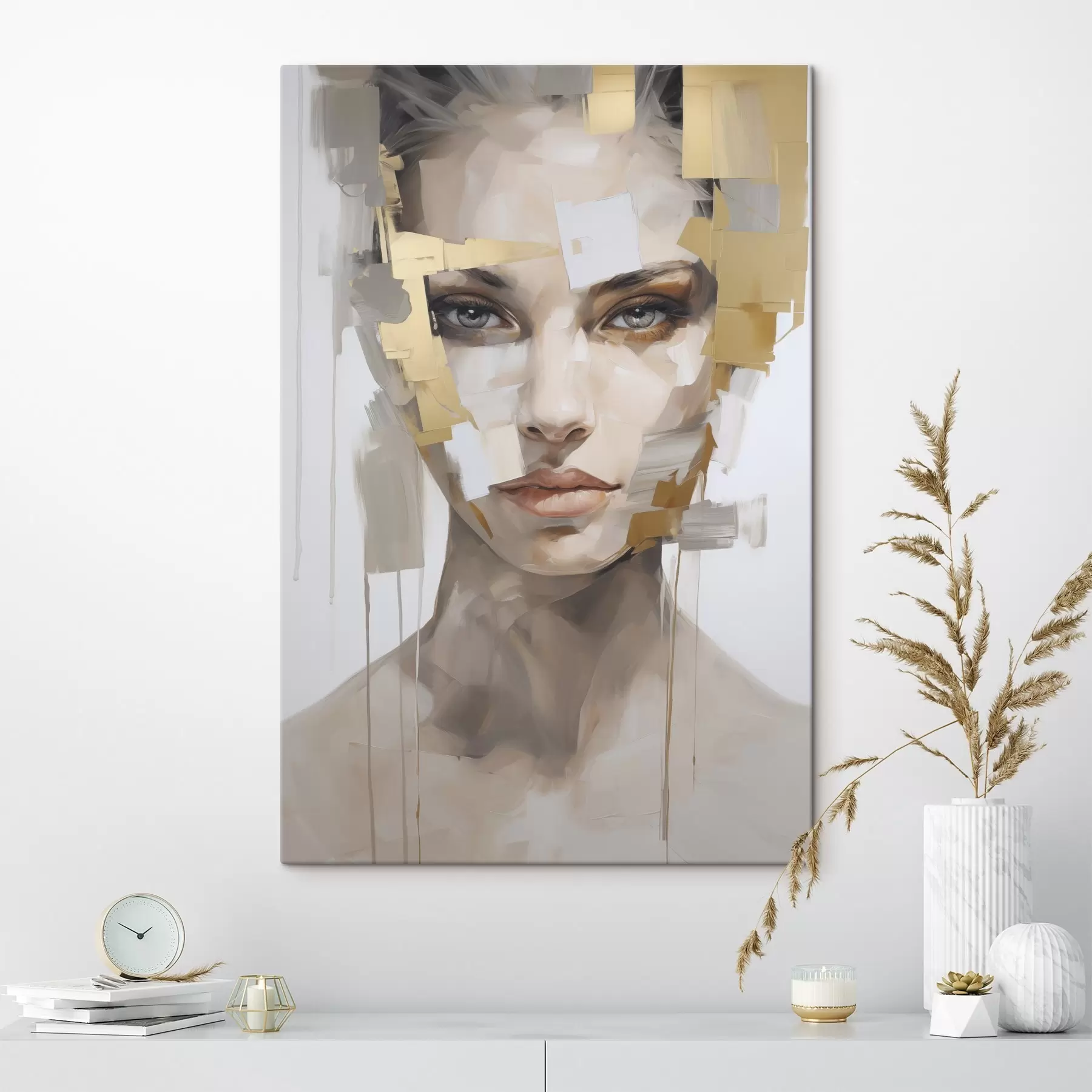 Schilderijen Modern abstract portret s49046