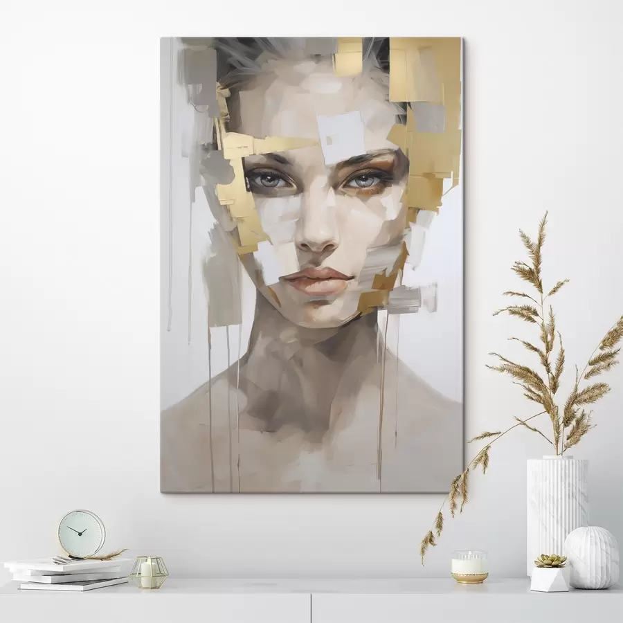  Schilderijen Modern abstract portret s49046