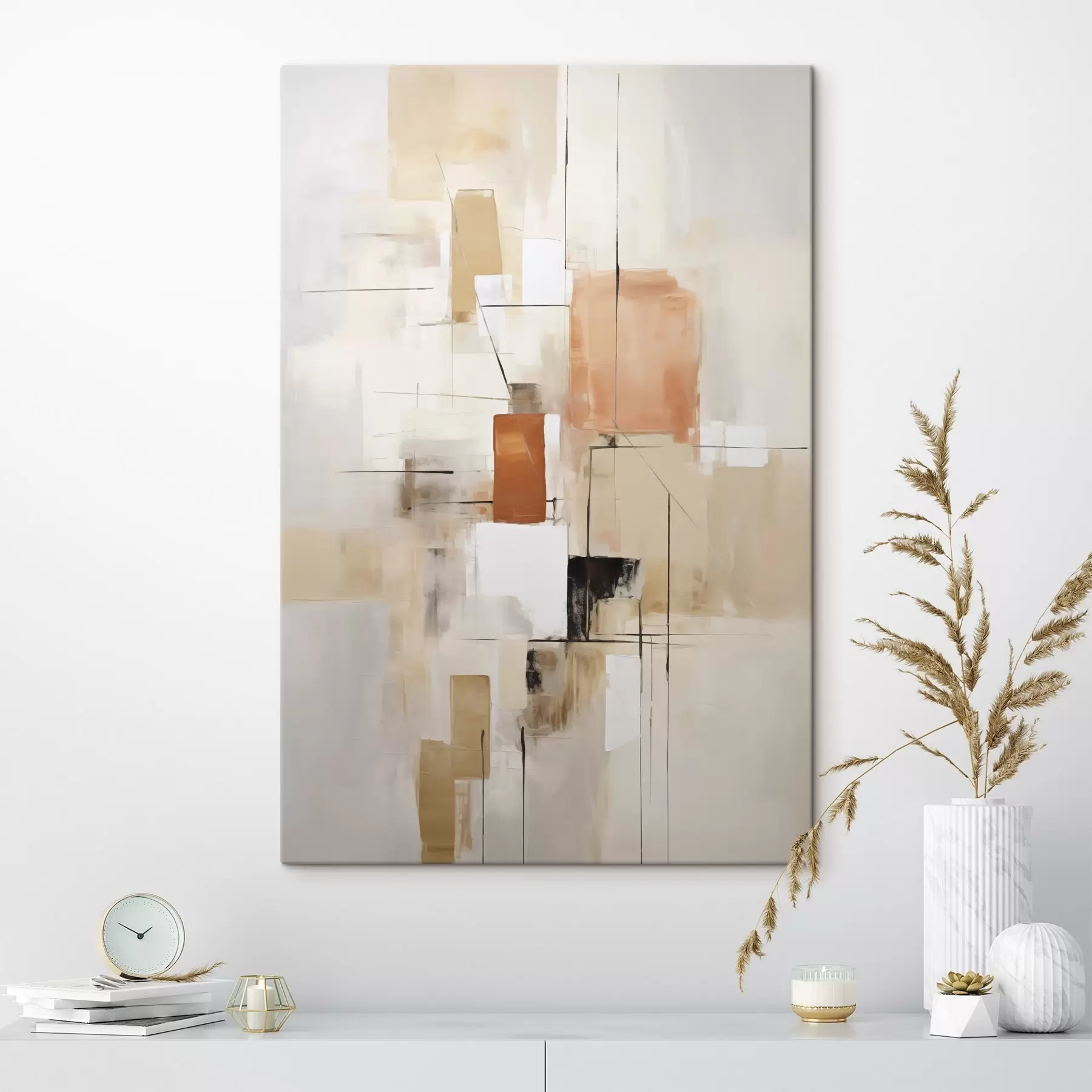  Schilderijen Abstractie imitatie van schilderkunst s49053