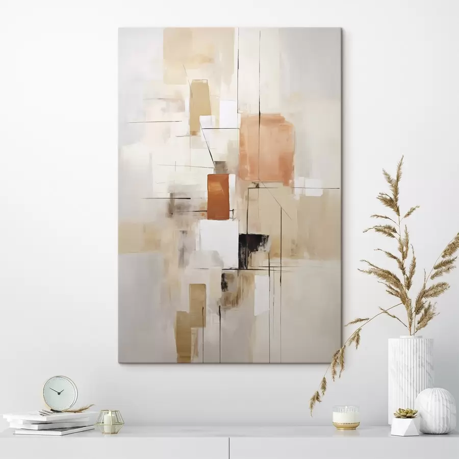  Schilderijen Abstractie imitatie van schilderkunst s49053