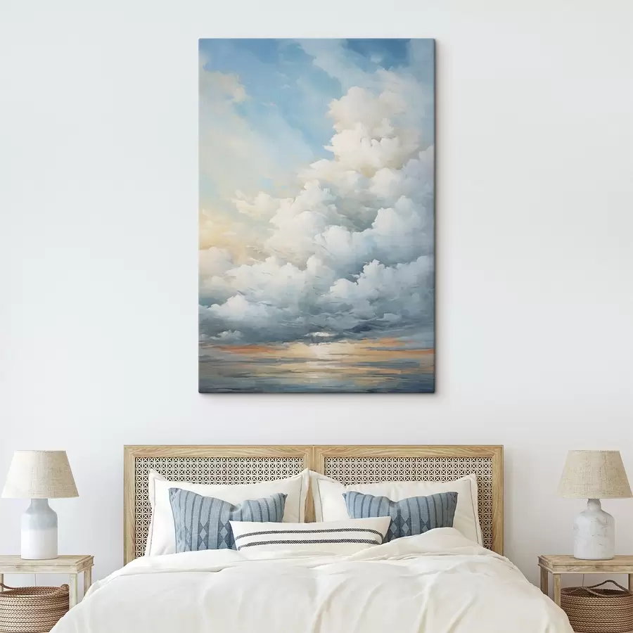  Schilderijen Wolken in de lucht imitatie van schilderij s49057