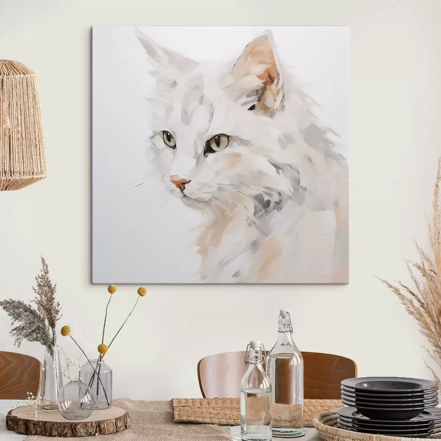  Schilderijen Kat imitatie schilderij s49060