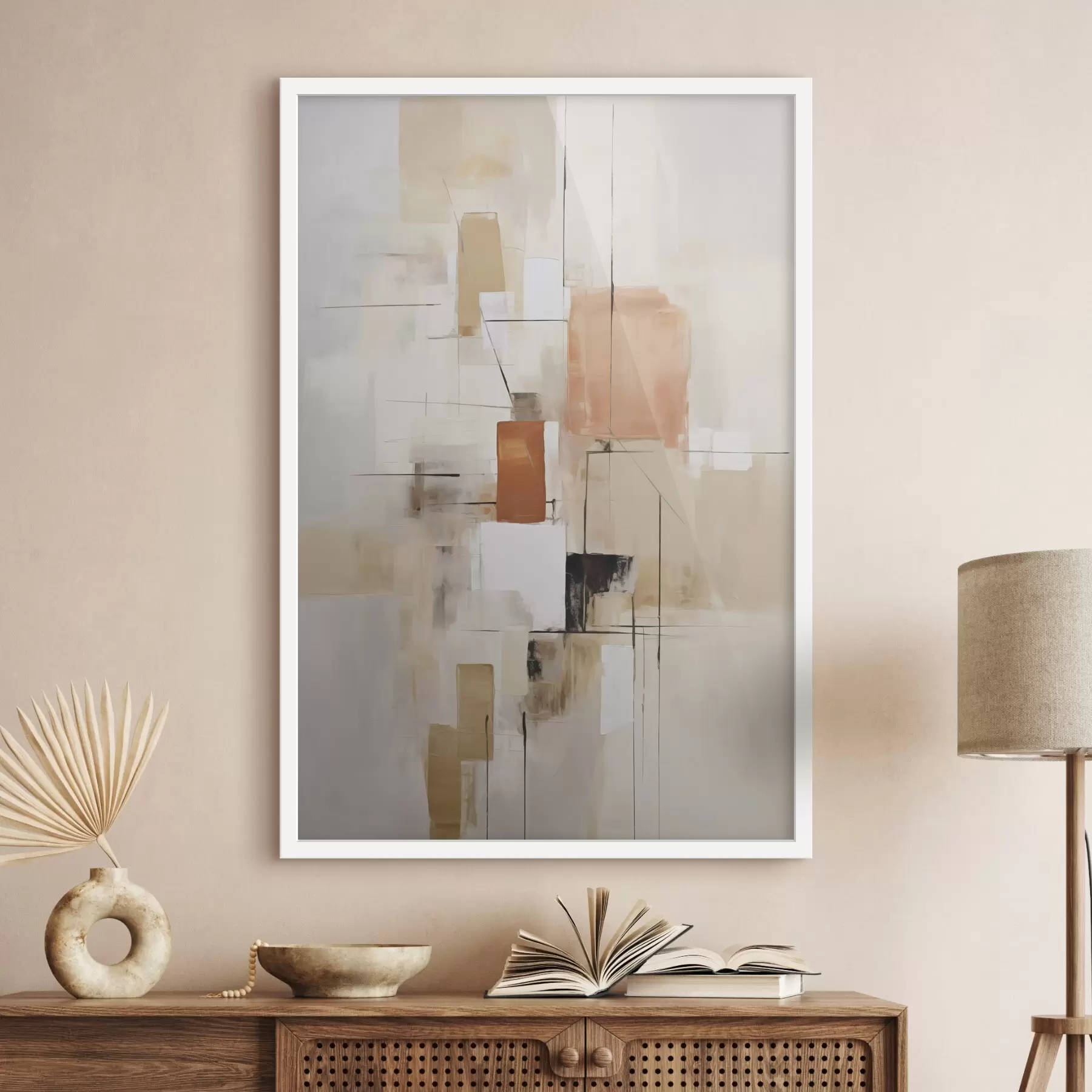 Fotobehang Abstractie imitatie van schilderkunst f49053