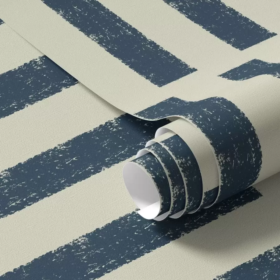 Fotobehang Donkerblauwgroene verticale strepen op een lichte achtergrond a01189