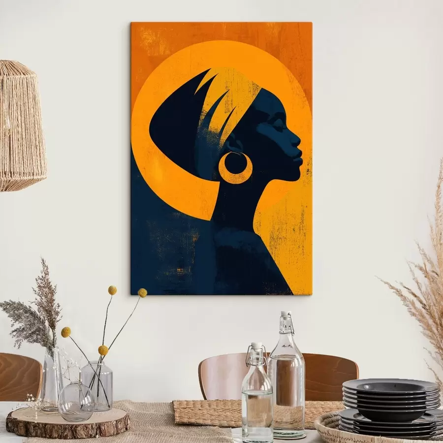  Schilderijen Afrikaans portret s49085