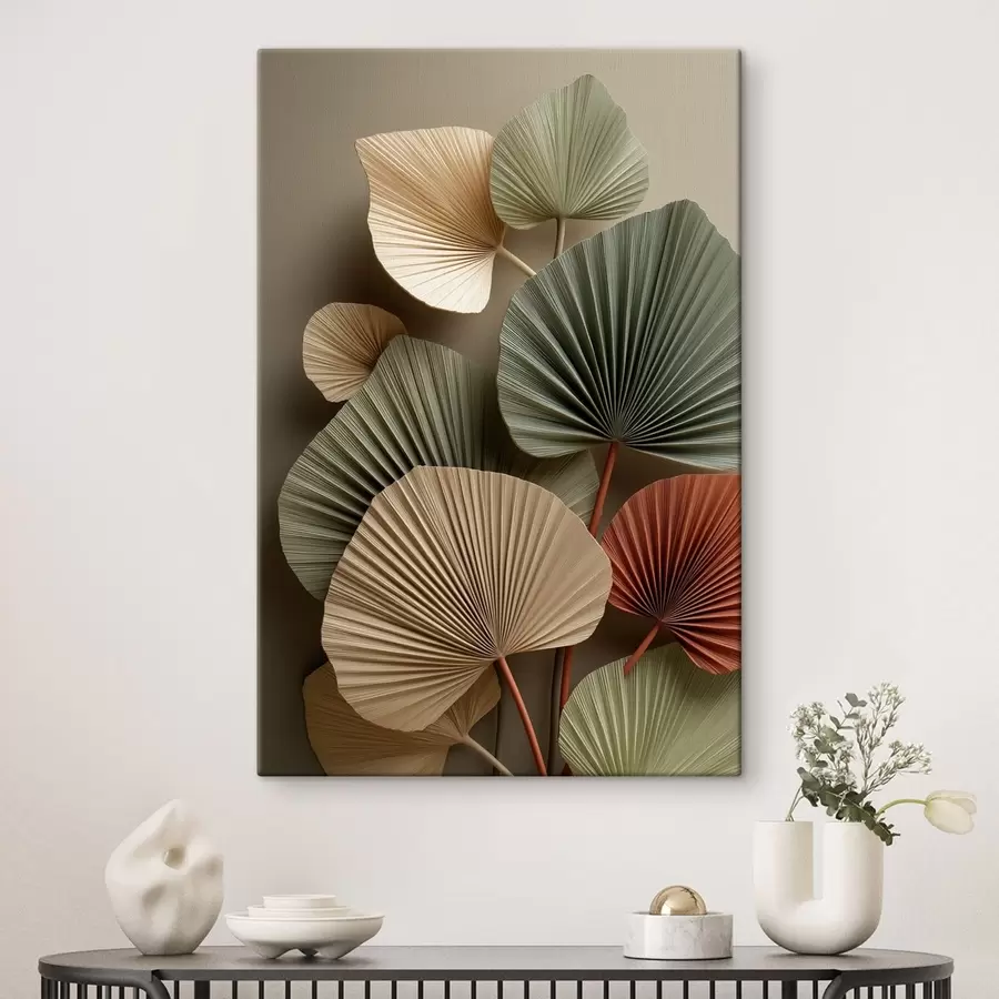  Schilderijen Abstracte bladeren s49093