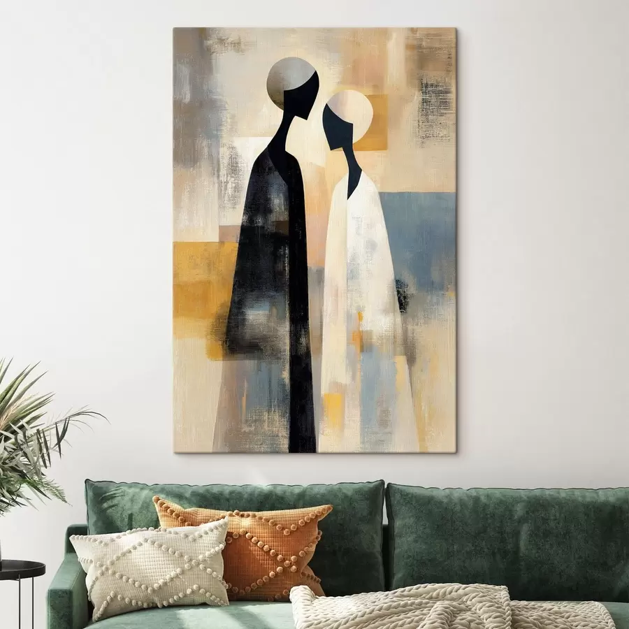  Schilderijen Abstract koppel s49095