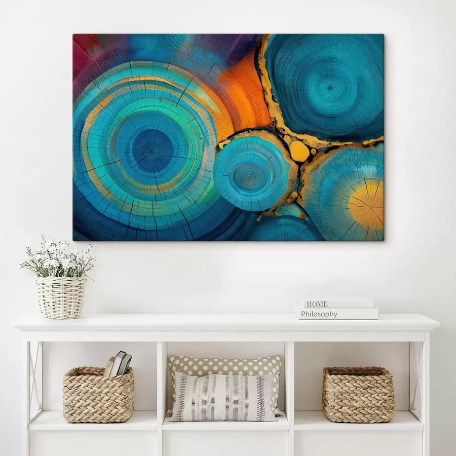  Schilderijen Abstracte cirkels s49103