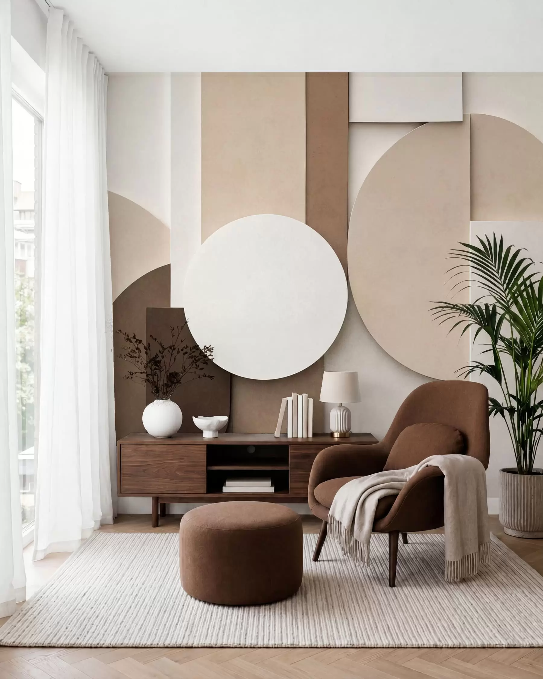 Fotobehang Geometrie en harmonie w05598