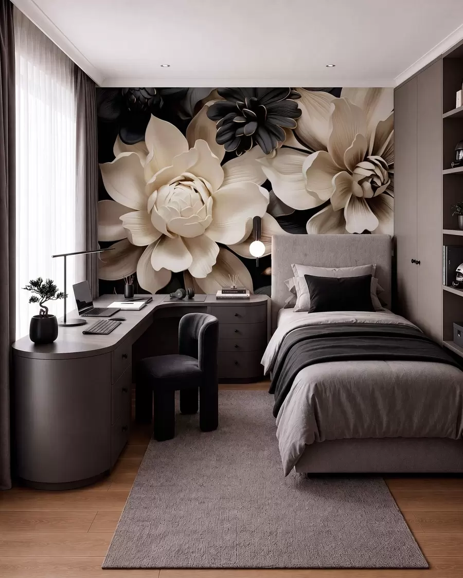 Fotobehang Fantasiebloemen w05618
