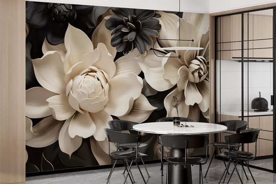 Fotobehang Fantasiebloemen w05618