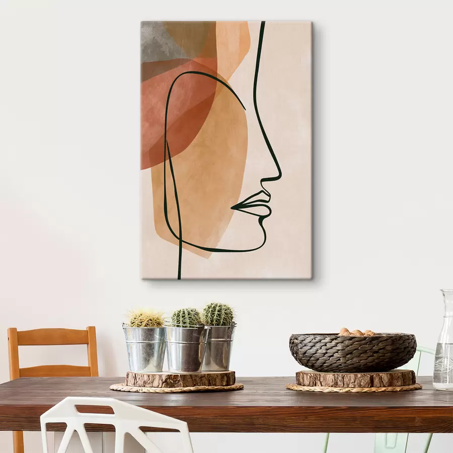  Schilderijen Een abstract portret s49119