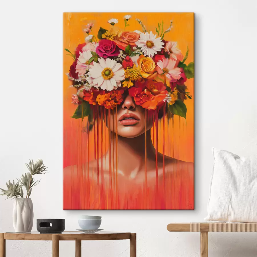 Schilderijen Meisje met bloemen s49259