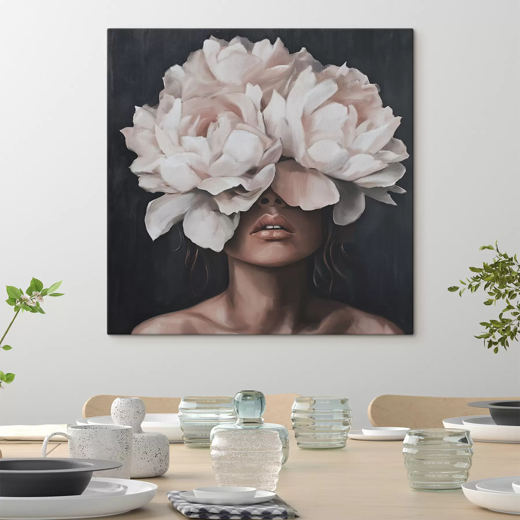 Schilderijen Meisje met bloemen s49260