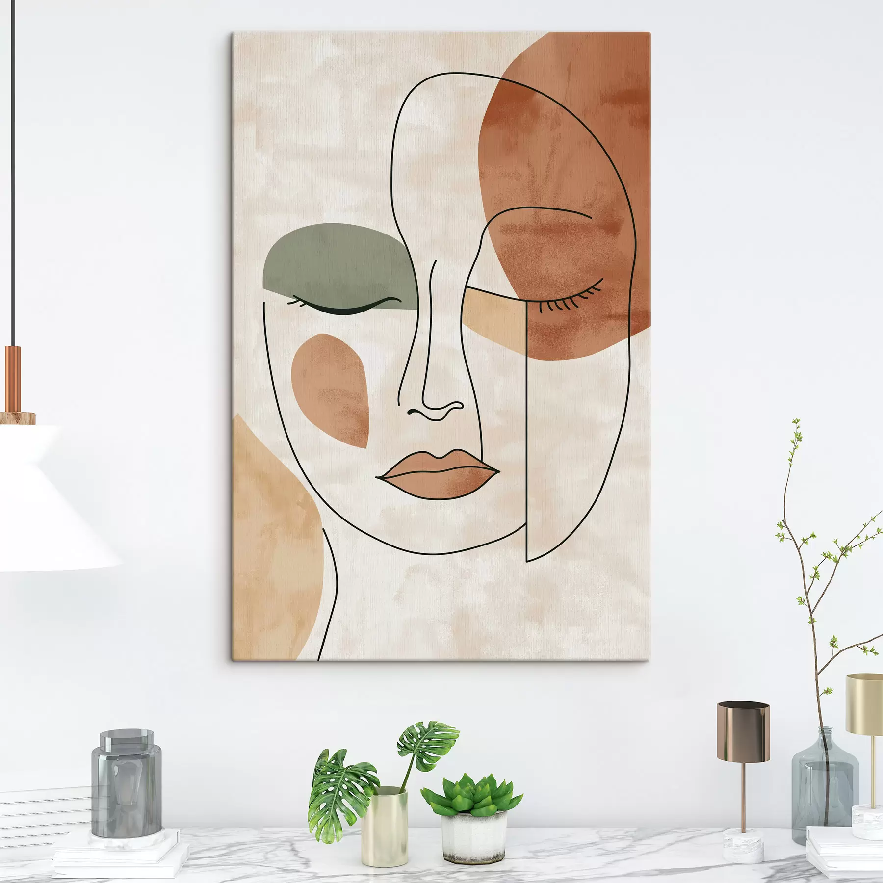  Schilderijen Abstract gezicht s49265