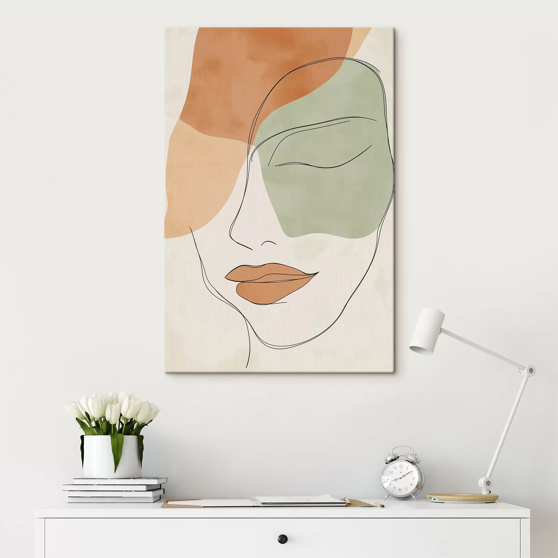  Schilderijen Abstract gezicht s49266