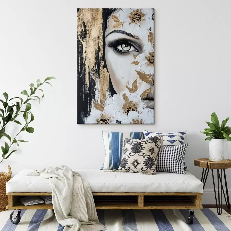  Schilderijen Meisje met bloemen s49271